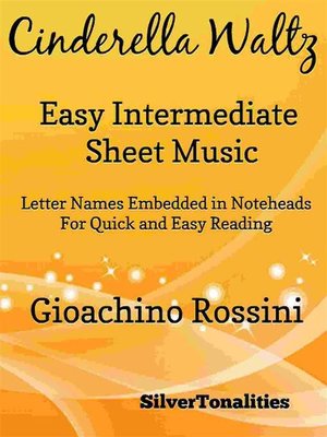 cover image of Cinderella Waltz Easy Intermediate Piano Sheet Music